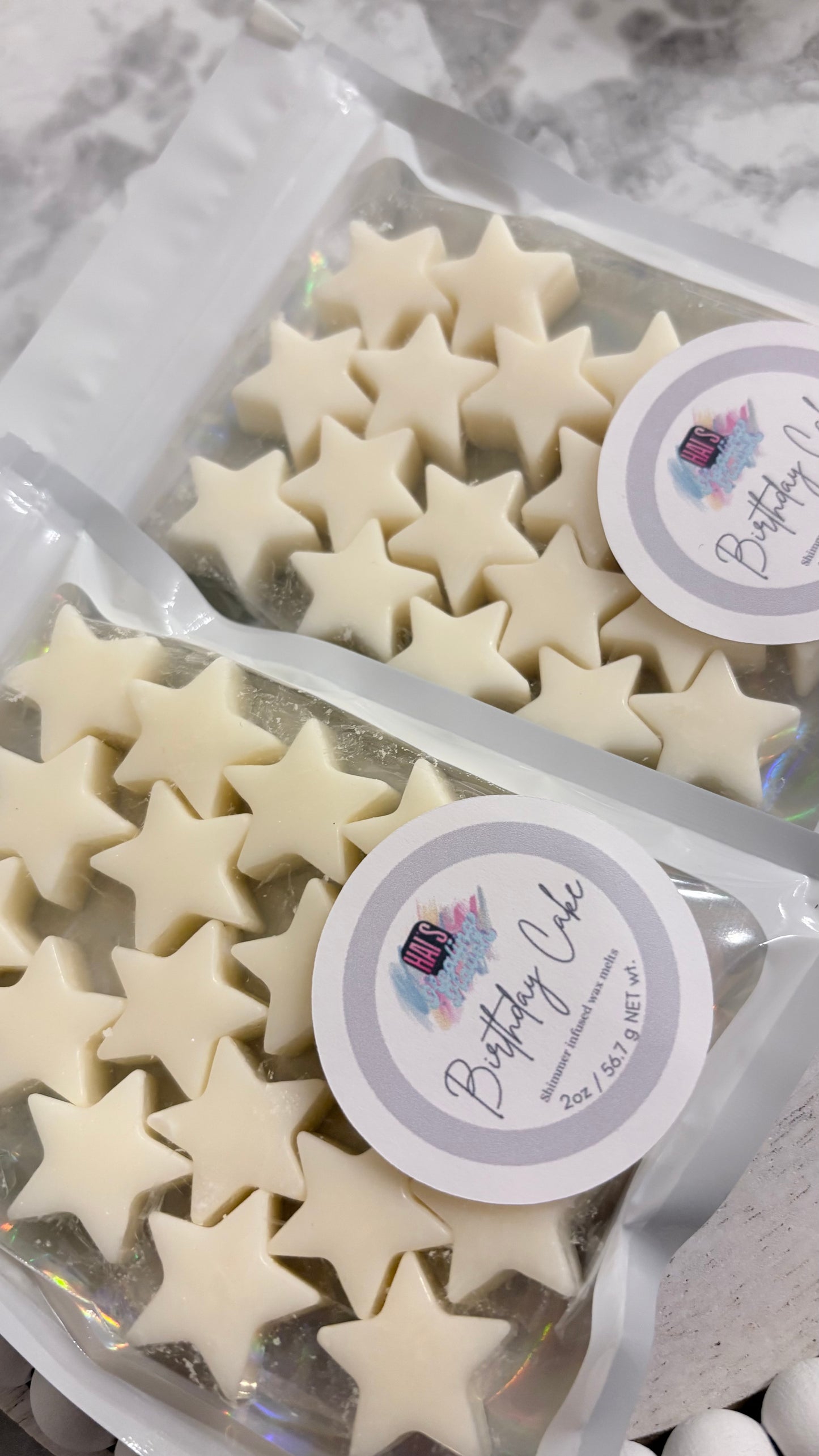 Birthday Cake Shimmer Infused Soy Wax Melts
